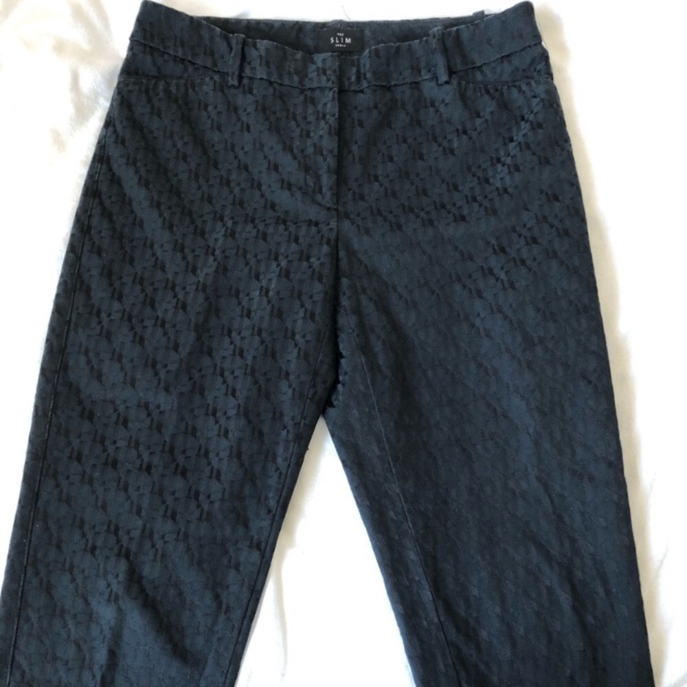 WHITE HOUSE BLACK MARKET Slim Jacquard Ankle Pant - Picture 9 of 13